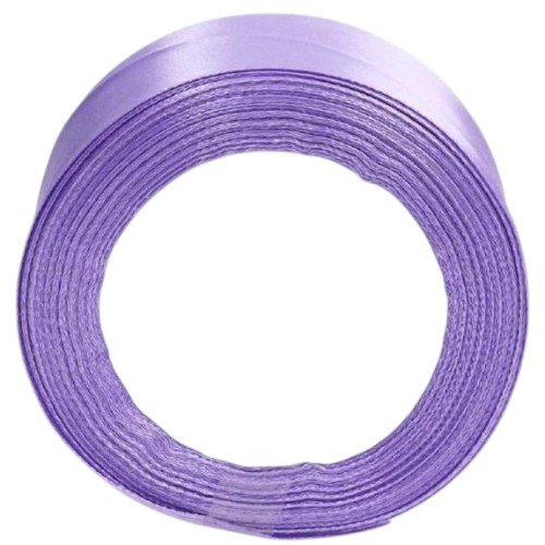 Cinta de Tela Raso Morado Claro por mayor - Cotillon por mayor