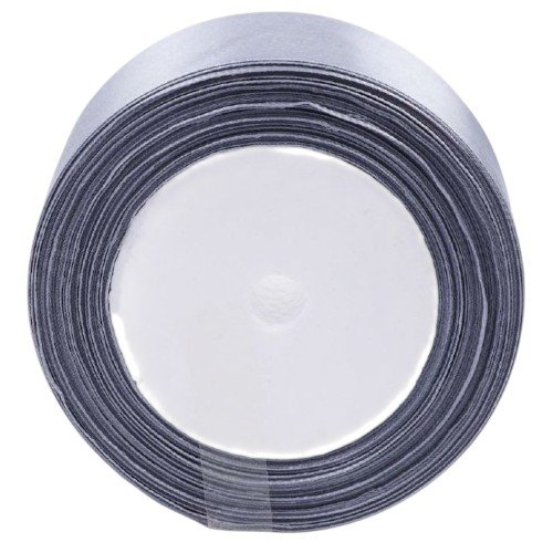 Cinta de Tela Raso Plateada por mayor - Cotillon por mayor