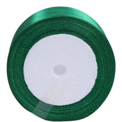 Cinta de Tela Raso Verde por mayor - Cotillon por mayor