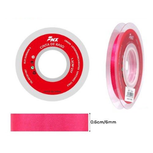 CINTA DE RASO FUCSIA GLITTER por mayor Cotillon por mayor