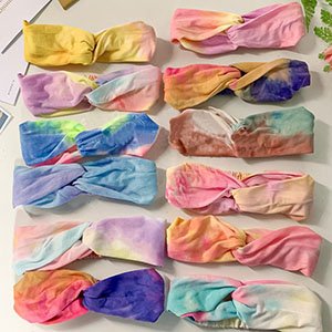 cintillo elasticado nudo tie-dye por mayor - Belleza por mayor
