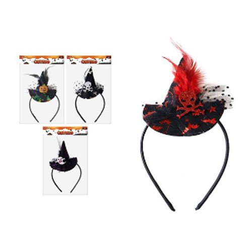 CINTILLO SOMBRERO PEQUEÑO por mayor - Halloween por mayor