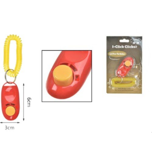 Clicker de Entrenamiento Profesional para Perros con Pulsera Extensible por mayor - Mascotas por mayor