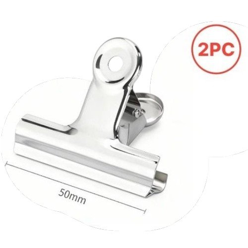 Clip Niquelado Robusto por mayor - Útiles Escolares por mayor