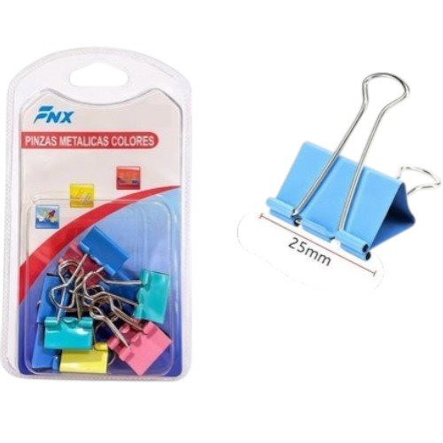 CLIP PARA CARPETA AZUL  por mayor - Útiles Escolares por mayor