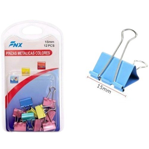 CLIP PARA CARPETA DE COLORES  por mayor - Útiles Escolares por mayor