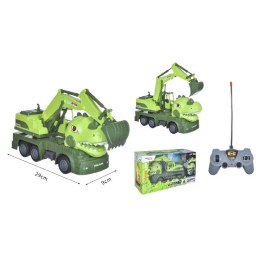 COCHE A CONTROL REMOTO DE DINOSAURIO CON PALANCA  por mayor Jugueteria por mayor