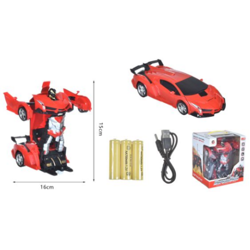 COCHE TRANSFORMER CON BATERIA RECARGABLE  por mayor Jugueteria por mayor