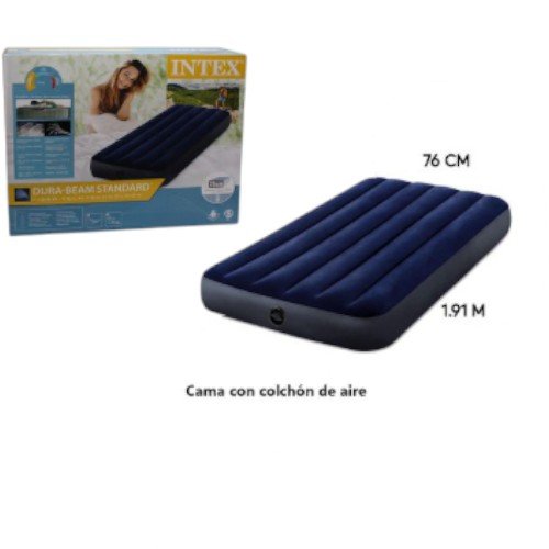 Colchón Inflable Individual de Alta Resistencia para Camping y Hogar  76cm x 1.91m por mayor en Chile
