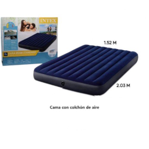 Colchón Inflable Matrimonial de Alta Resistencia con Tecnología de Soporte Interno 1.52m x 2.03m por mayor en Chile