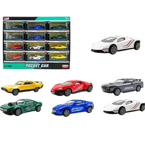 Colección de Autos Deportivos y de Carreras en Aleación Metálica Escala 1:43 por mayor - Jugueteria por mayor