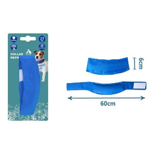COLLAR AZUL RESFRESCANTE por mayor Mascotas por mayor