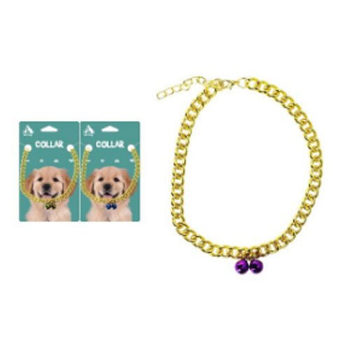 COLLAR DE CADENA DORADA por mayor Mascotas por mayor