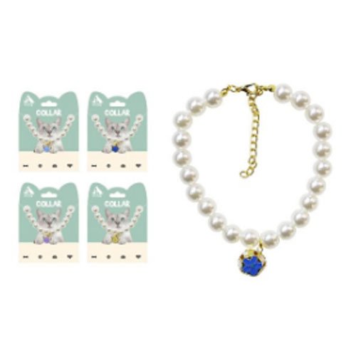 COLLAR DE PERLAS PARA GATOS por mayor - Mascotas por mayor