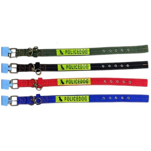 Collar de placa de policía por mayor - Mascotas por mayor