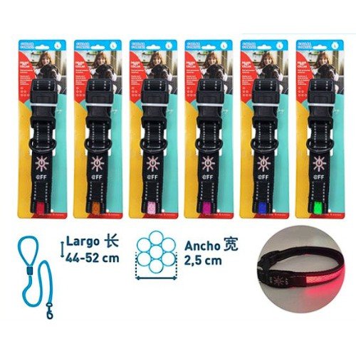 COLLAR LUMINOSO por mayor - Mascotas por mayor