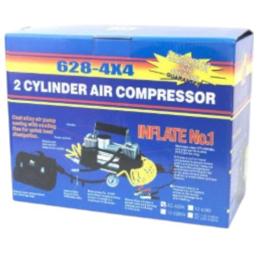 Compresor de Aire Profesional 628-4X4 de Doble Cilindro para Vehículos Todo Terreno por mayor Electrónica por mayor