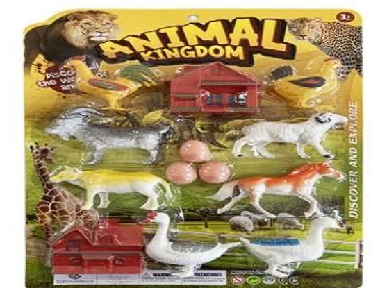 Conjunto de animales de granja por mayor - Jugueteria por mayor