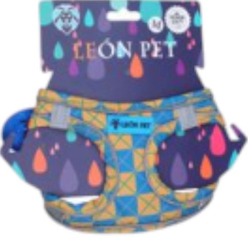 Conjunto de Arnés con Correa - Talla S - Diseño Geométrico - Venta Mayorista por mayor - Mascotas por mayor