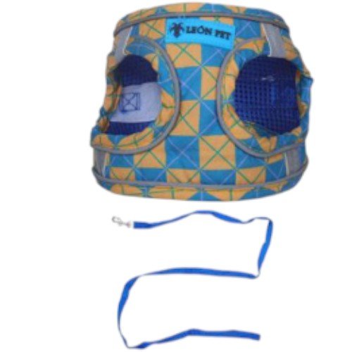 Conjunto de Arnés con Correa a Juego - Talla M - Diseño Geométrico  por mayor - Mascotas por mayor