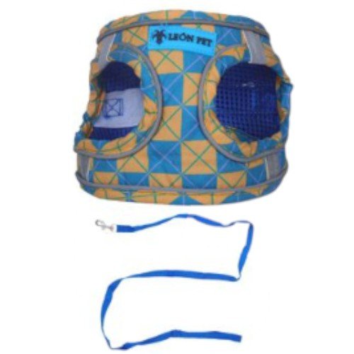 Conjunto de Arnés Ergonómico con Correa a Juego - Talla XL - Diseño Geométrico por mayor - Mascotas por mayor