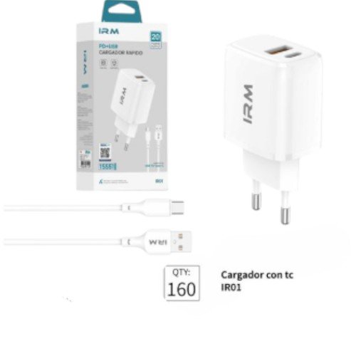 Conjunto de cargadores IR01 con TPC por mayor - Electrónica por mayor