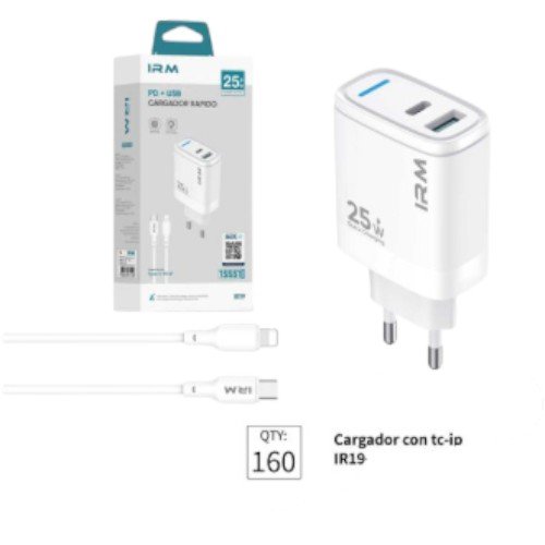 Conjunto de cargadores IR19 TC-IP por mayor - Electrónica por mayor