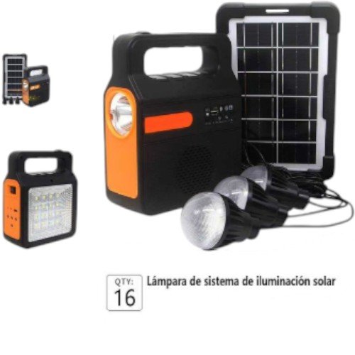 Conjunto de Radio Con sistema de Iluminacion Solar por mayor Electrónica por mayor