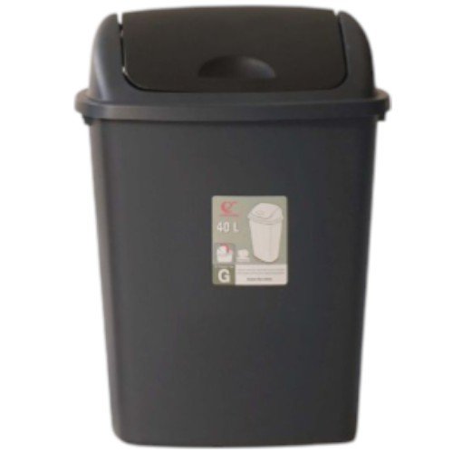 Contenedor de Basura de Alta Resistencia con Tapa Vaivén y Capacidad de 30L 30L por mayor en Chile