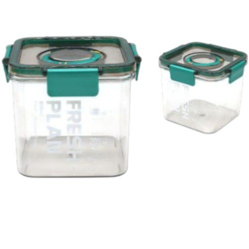 Contenedor de Conserva Cuadrado de 600ml con Tapa Hermética de Alta Seguridad por mayor - Hogar por mayor