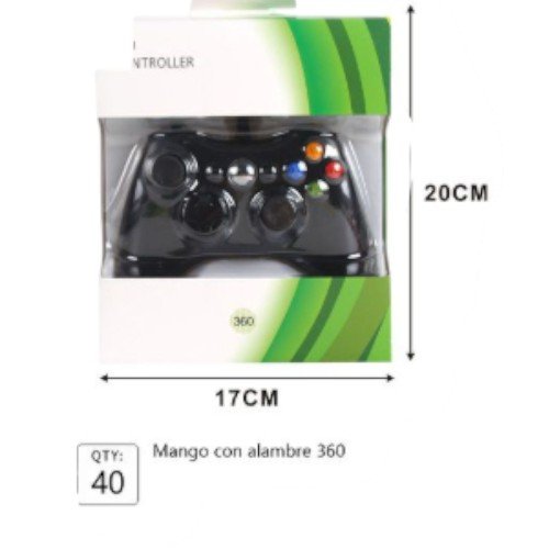 Controlador con Cable 360 - Mando de Juego Ergonómico para Consola y PC por mayor - Electrónica por mayor
