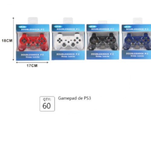 Control Inalámbrico IRM DOUBLESHOCK PIII - Mando de Juego Ergonómico para PS3 por mayor - Electrónica por mayor