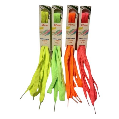 Cordones planos fluorescencia por mayor - Plantillas por mayor