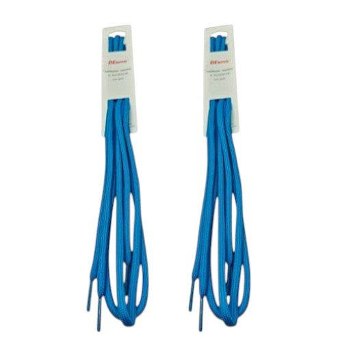 CORDONES REDONDO AZUL CLARO 1 PAR-120 CM por mayor en Chile
