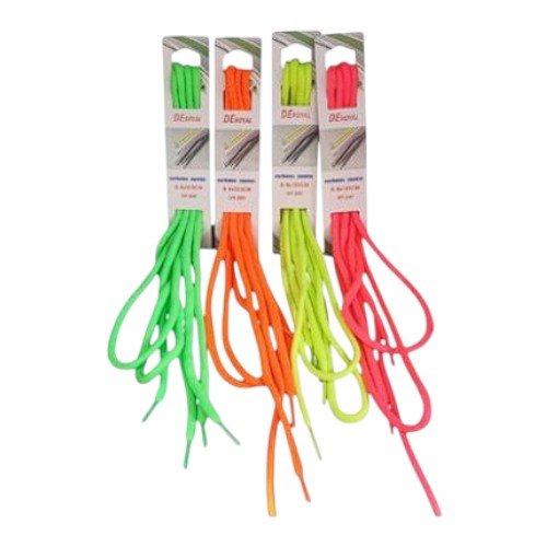 Cordones redondos fluorescentes por mayor - Plantillas por mayor