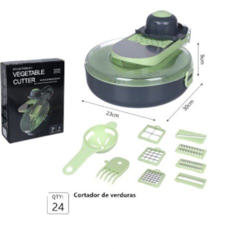 Cortador de Verduras Multifuncional 9 en 1 con Cuchillas Intercambiables y Separador de Claras por mayor Hogar por mayor