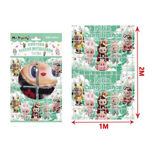 CORTINA CLASICA PERSONAJES por mayor - Cotillon por mayor