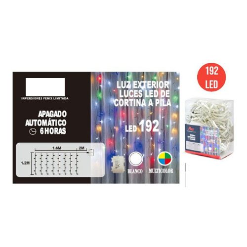 CORTINA LUCES LED MULTICOLOR por mayor - Navidad por mayor