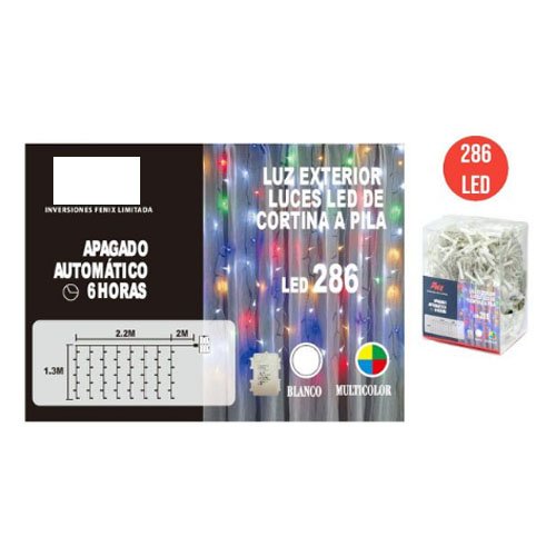 CORTINA LUCES LED MULTICOLOR por mayor - Navidad por mayor
