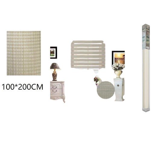 Cortina Roller Zebra Beige Imitación Hemp 100x200cm por mayor Hogar por mayor