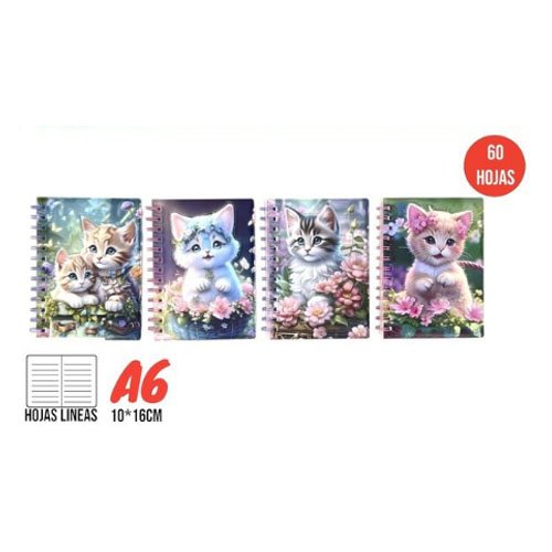 CUADERNO ESPIRAL A6 por mayor Útiles Escolares por mayor