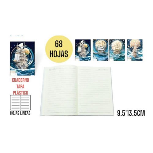 CUADERNO TAPA PLASTICO por mayor Útiles Escolares por mayor