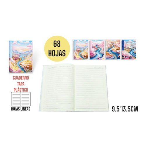 CUADERNO TAPA PLASTICO por mayor Útiles Escolares por mayor