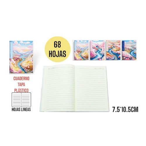 CUADERNO TAPA PLASTICO por mayor Útiles Escolares por mayor