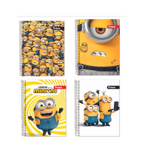 CUADERNO TRIPLE MINIONS por mayor - Útiles Escolares por mayor