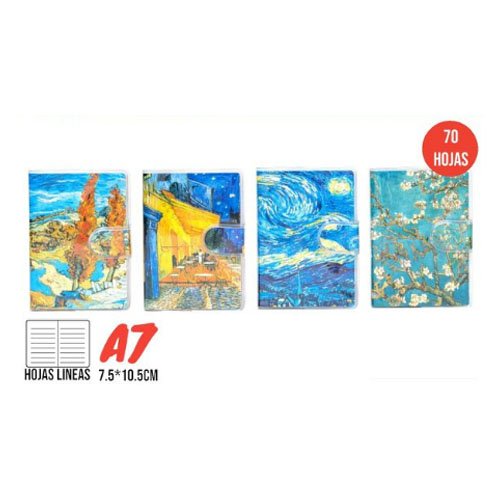 CUADERNO VAN GOGH A7 por mayor Útiles Escolares por mayor