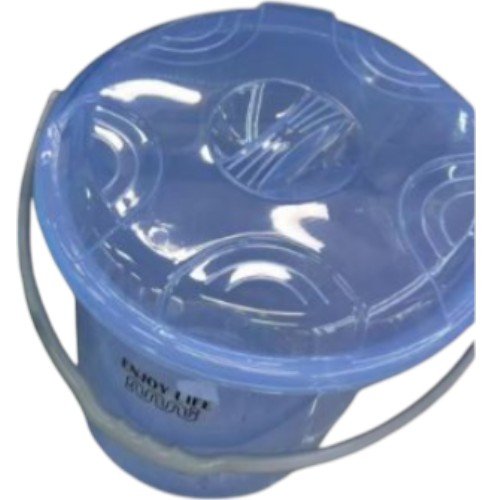 Cubo Multiuso de 18 Litros con Tapa Hermética Translúcida y Diseño de Alta Resistencia por mayor - Hogar por mayor