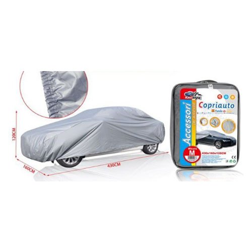 CUBRE AUTO GRIS M 430 X 160 X 120 CM por mayor en Chile