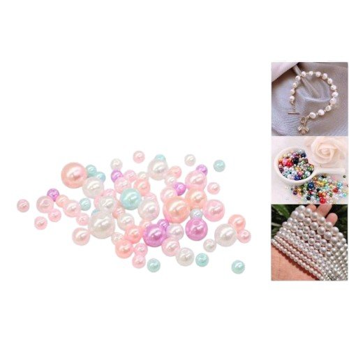 Cuentas Plásticas Redondas con Letras en Colores Surtidos por mayor - Belleza por mayor