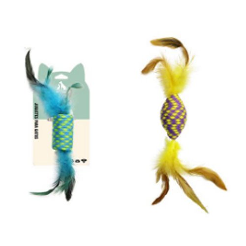 CUERDAS Y PLUMAS DE COLORES por mayor - Mascotas por mayor